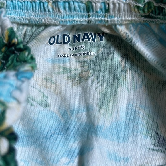 Old Navy Puff-Sleeve Jersey-Knit Romper Size Small (6-7) - Picture 6 of 11